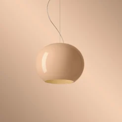 Foscarini Hängeleuchte Buds 3, cipria, E27, Abhängung 1000cm