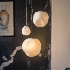 Foscarini Hängeleuchte Hoba Midi, Ø 19 cm, Abhängung 1000 cm