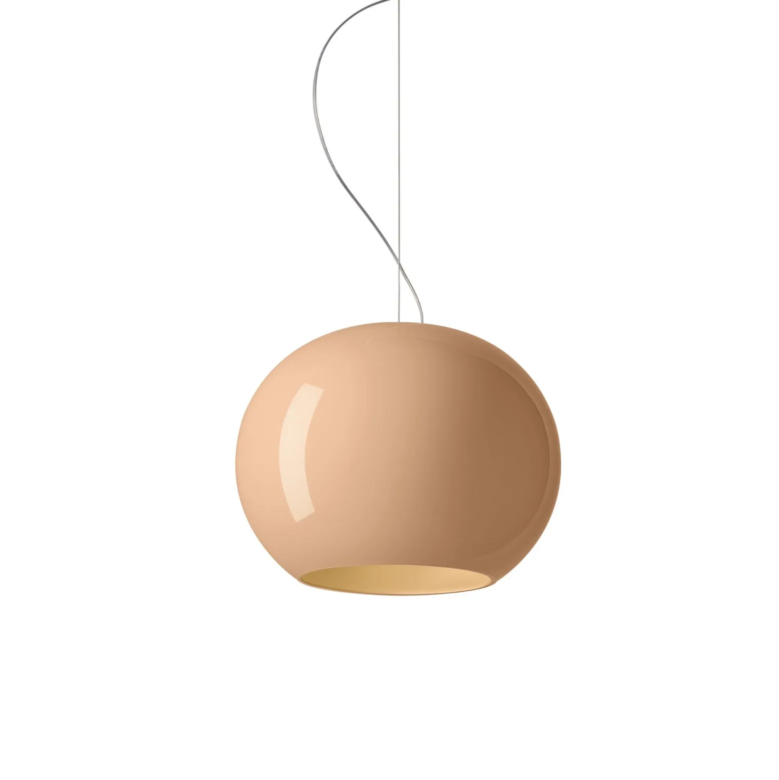 Foscarini LED-Hängelampe Buds 3, cipria DALI Abhängung 10 m