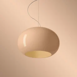 Foscarini LED-Hängelampe Buds 2, cipria DALI Abhängung 10 m
