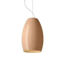 Foscarini LED-Hängelampe Buds 1, cipria DALI Abhängung 10 m