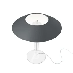 Foscarini LED-Tischleuchte Chapeaux M, grau