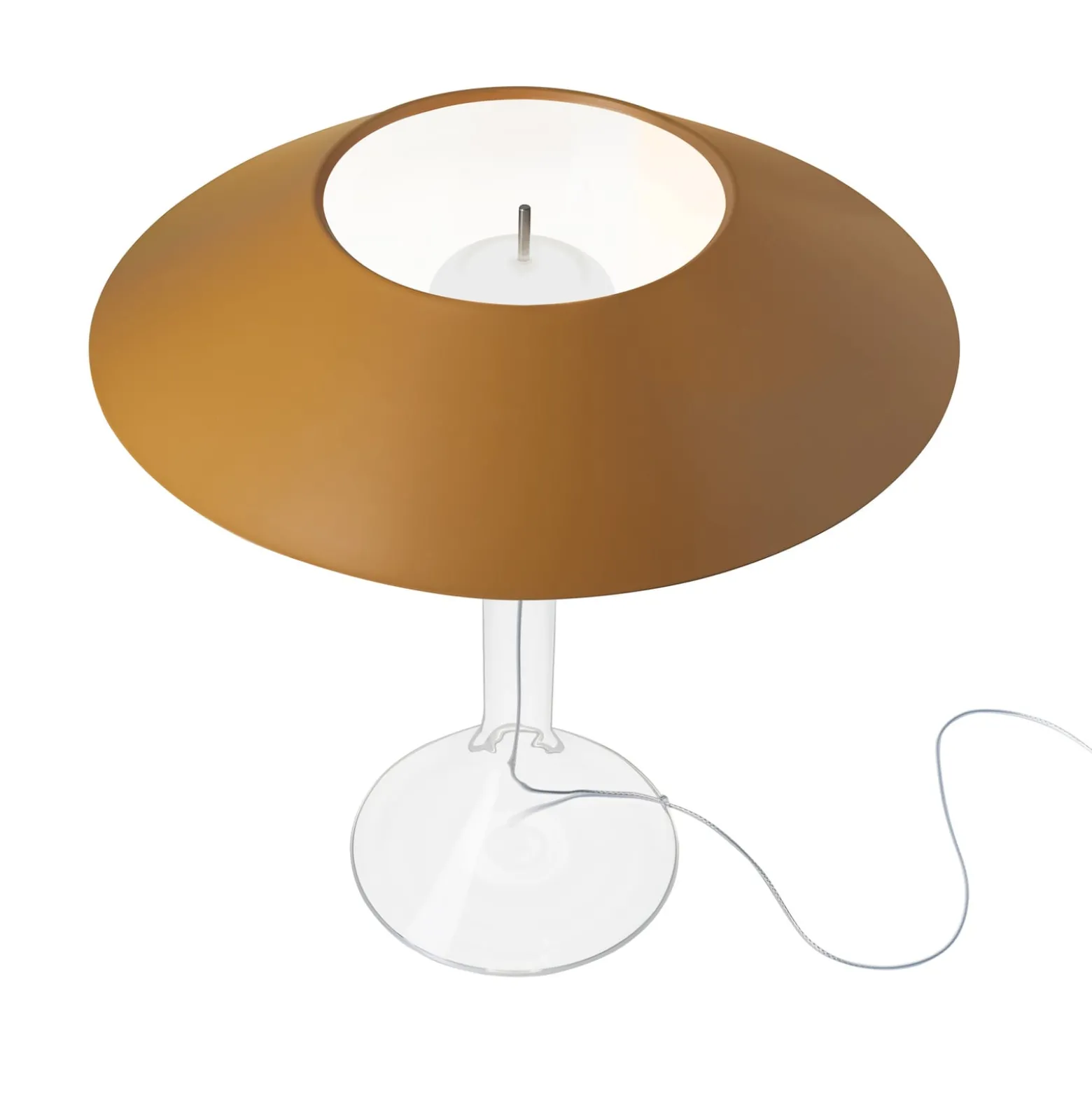 Foscarini LED-Tischleuchte Chapeaux M, ockergelb