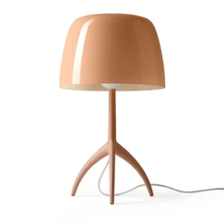Foscarini LED-Tischleuchte Lumiere Nuances, 35cm, rosa, dim.