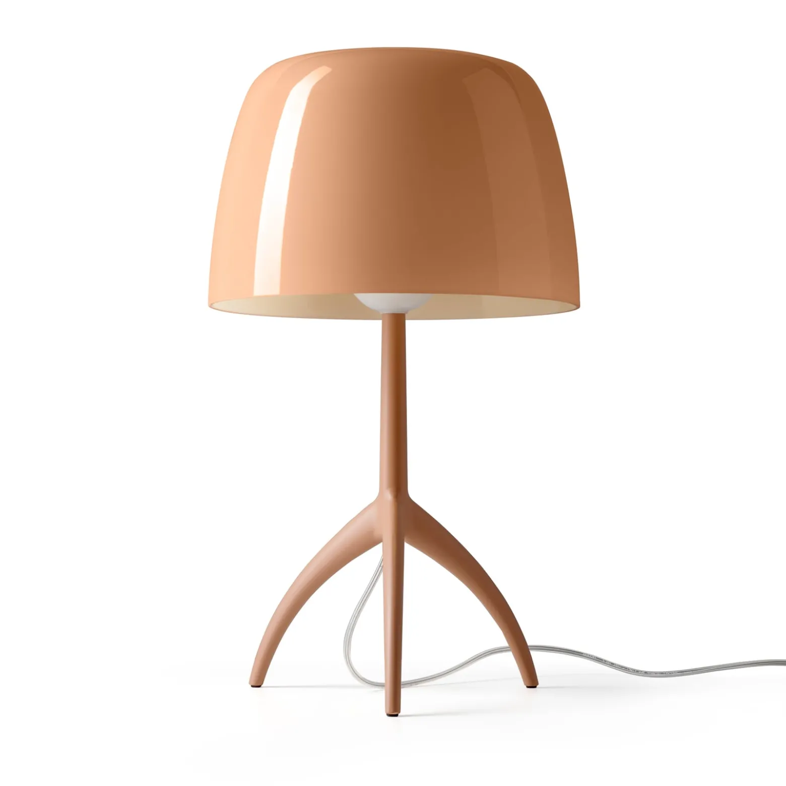 Foscarini LED-Tischleuchte Lumiere Nuances, 35cm, rosa, dim.