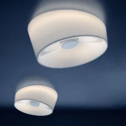 Foscarini Lumiere G9 Deckenleuchte, Ø 34 cm, weiß