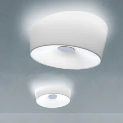 Foscarini Lumiere G9 Deckenleuchte, Ø 34 cm, weiß