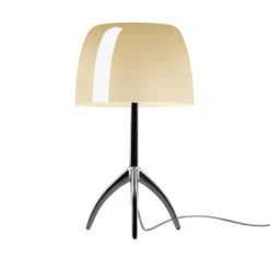 Foscarini Lumiere piccola schwarz/creme dimmbar