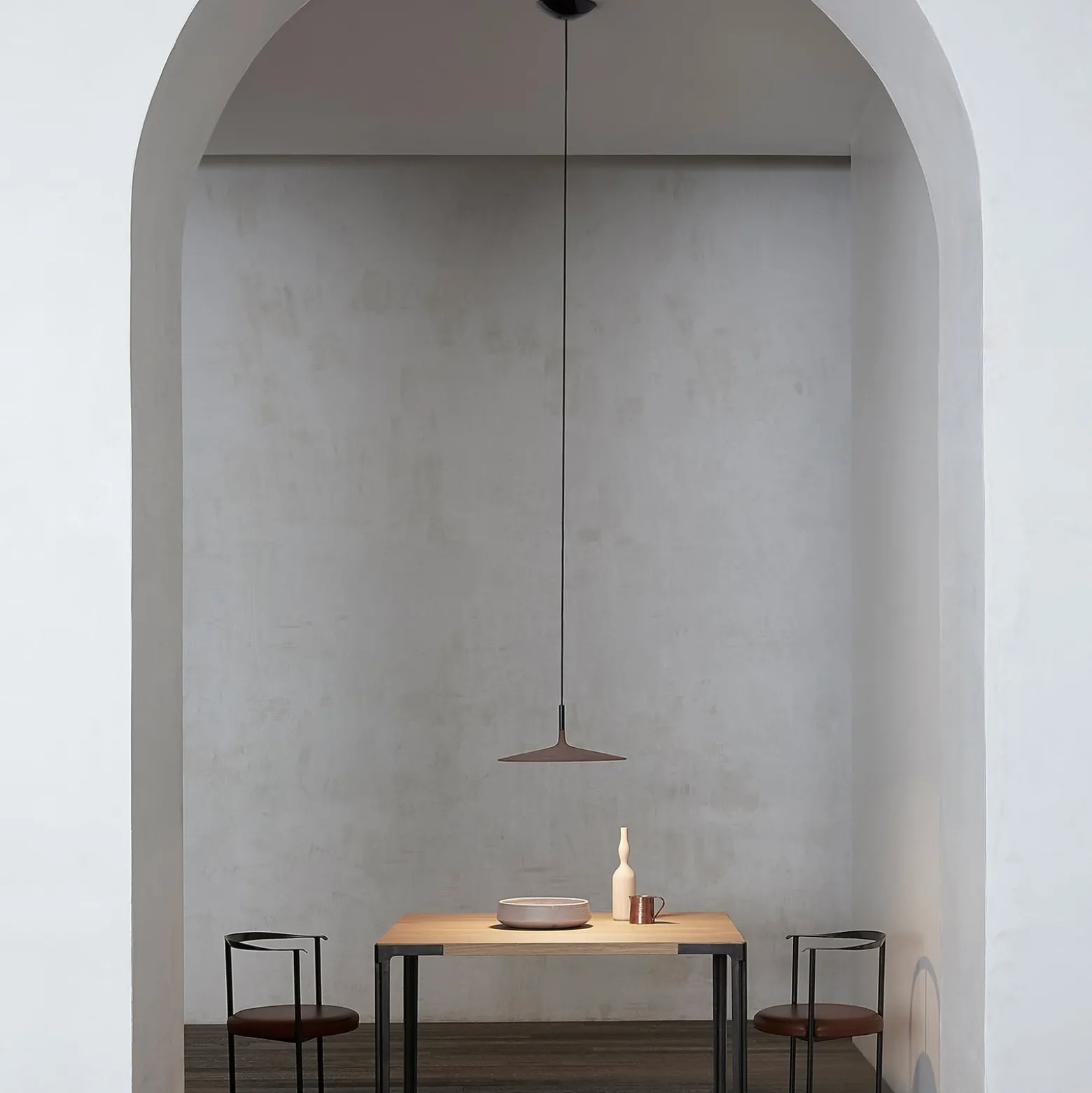 Foscarini MyLight Aplomb large, Hängelampe braun