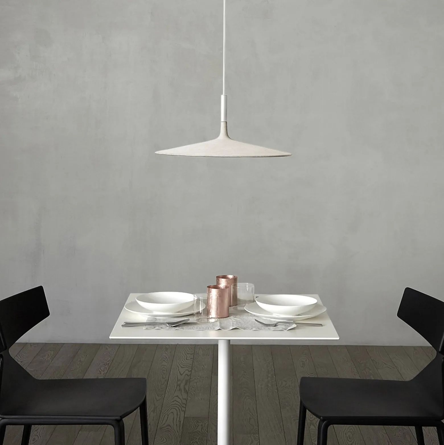 Foscarini MyLight Aplomb large, Hängelampe weiß