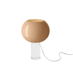 Foscarini Tischleuchte Buds 3, cipria, Glas, Kunststoff, E27