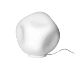 Foscarini Tischleuchte Hoba Media, Ø 24 cm, dimmbar, Glas
