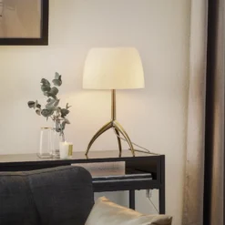 Foscarini Tischleuchte Lumiere 30, 45 cm, Blasenglas, dim.