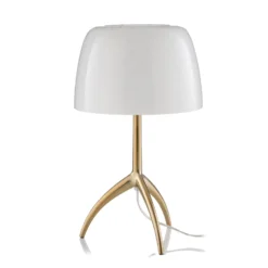 Foscarini Tischleuchte Lumiere 30, 45cm, Blasenglas, ein/aus