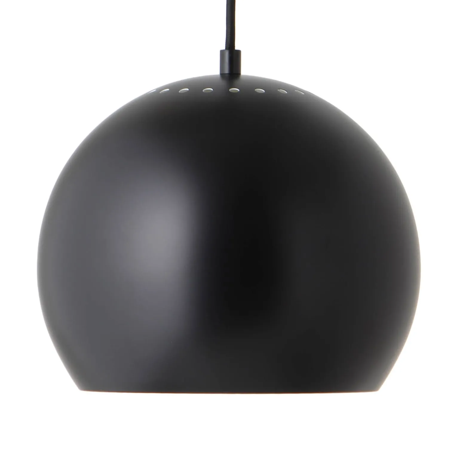 FRANDSEN Ball Hängelampe, Ø 25 cm, schwarz matt