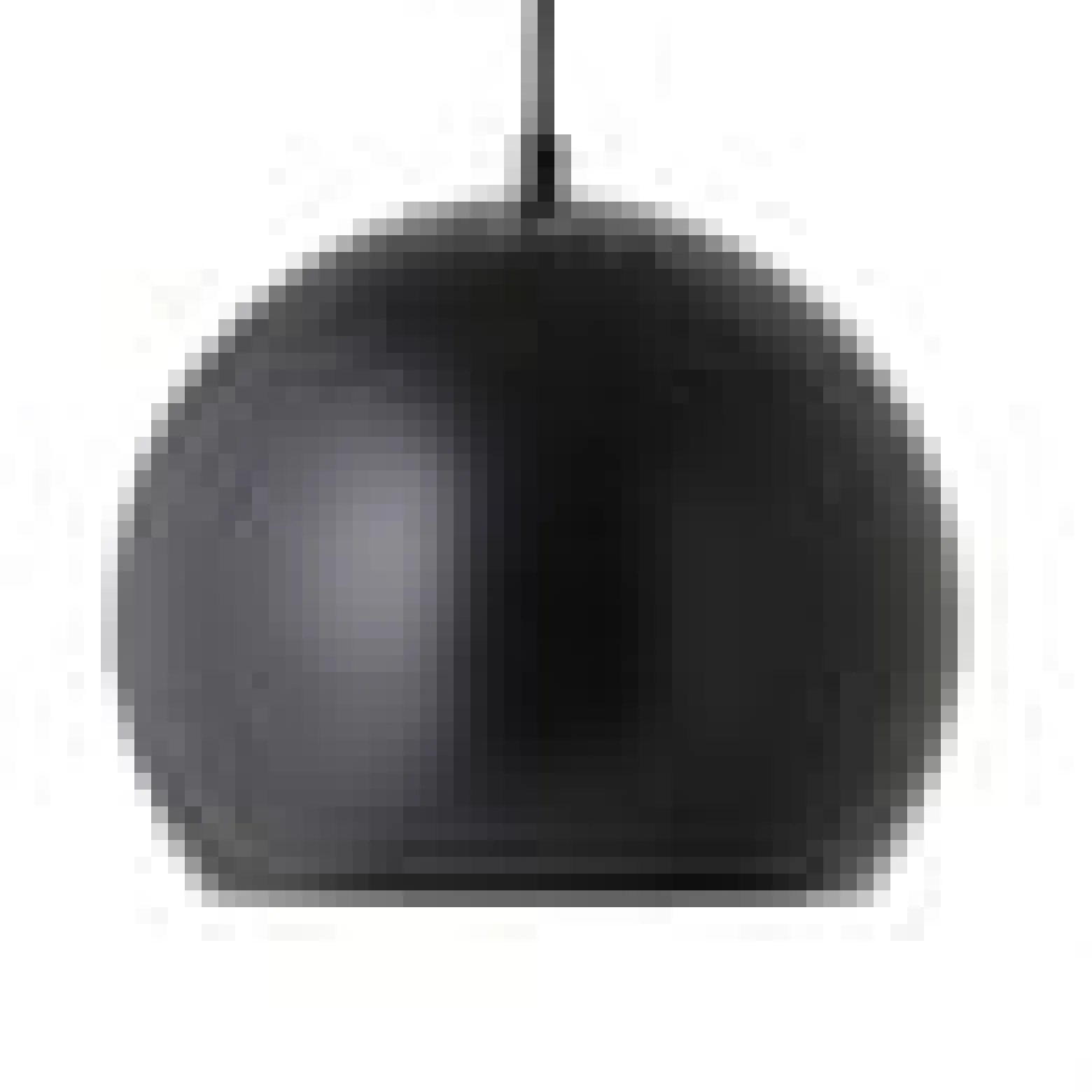 FRANDSEN Ball Hängelampe, Ø 25 cm, schwarz matt