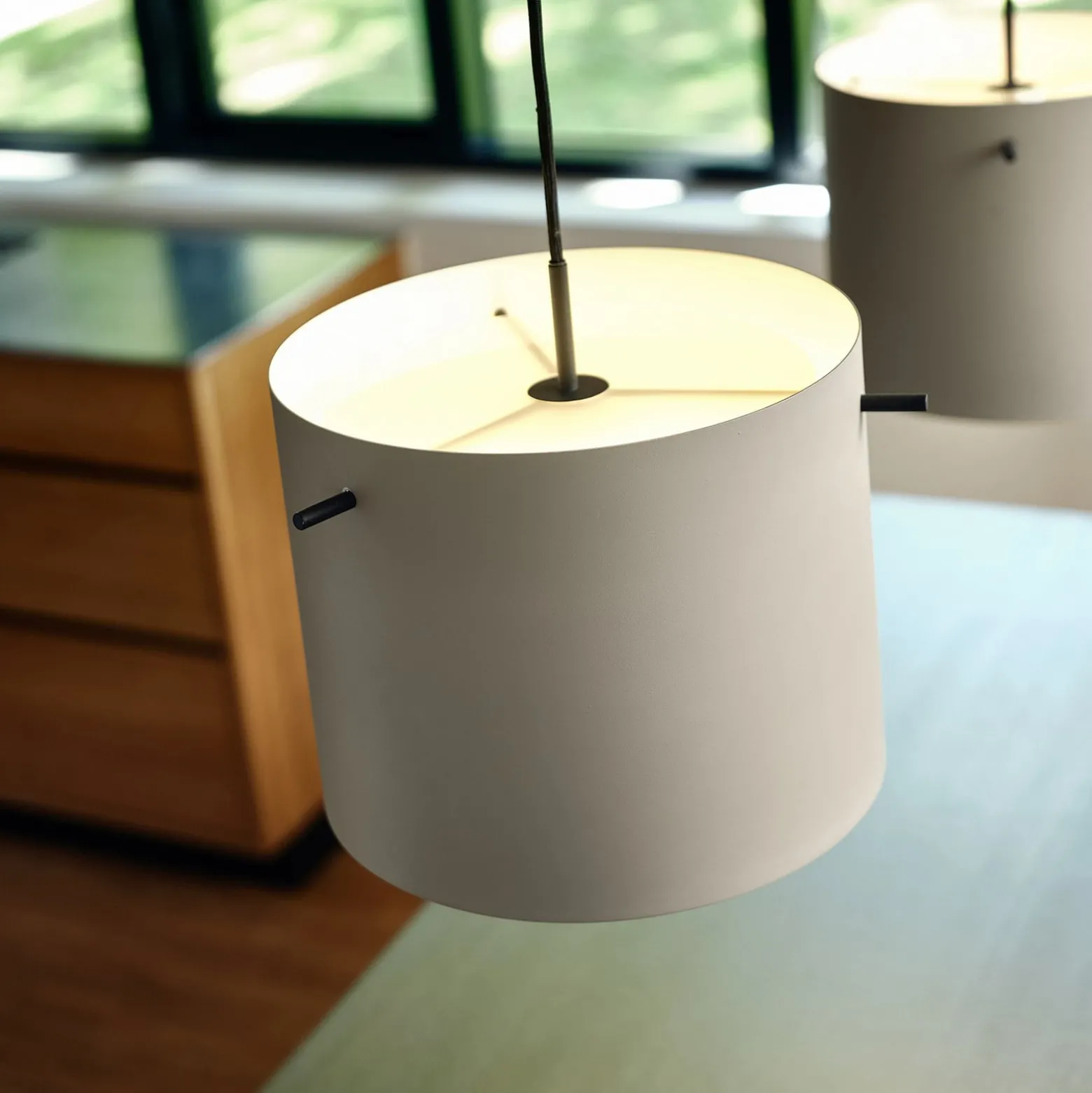 FRANDSEN FM1954 Pendellampe Ø 28 cm grau matt