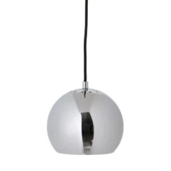 FRANDSEN Hängeleuchte Ball, chromfarben glänzend, Ø 18 cm