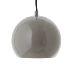 FRANDSEN Hängeleuchte Ball, grau glänzend, Ø 18 cm