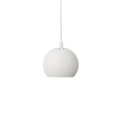 FRANDSEN Hängeleuchte Ball, weiß matt, Ø 12 cm