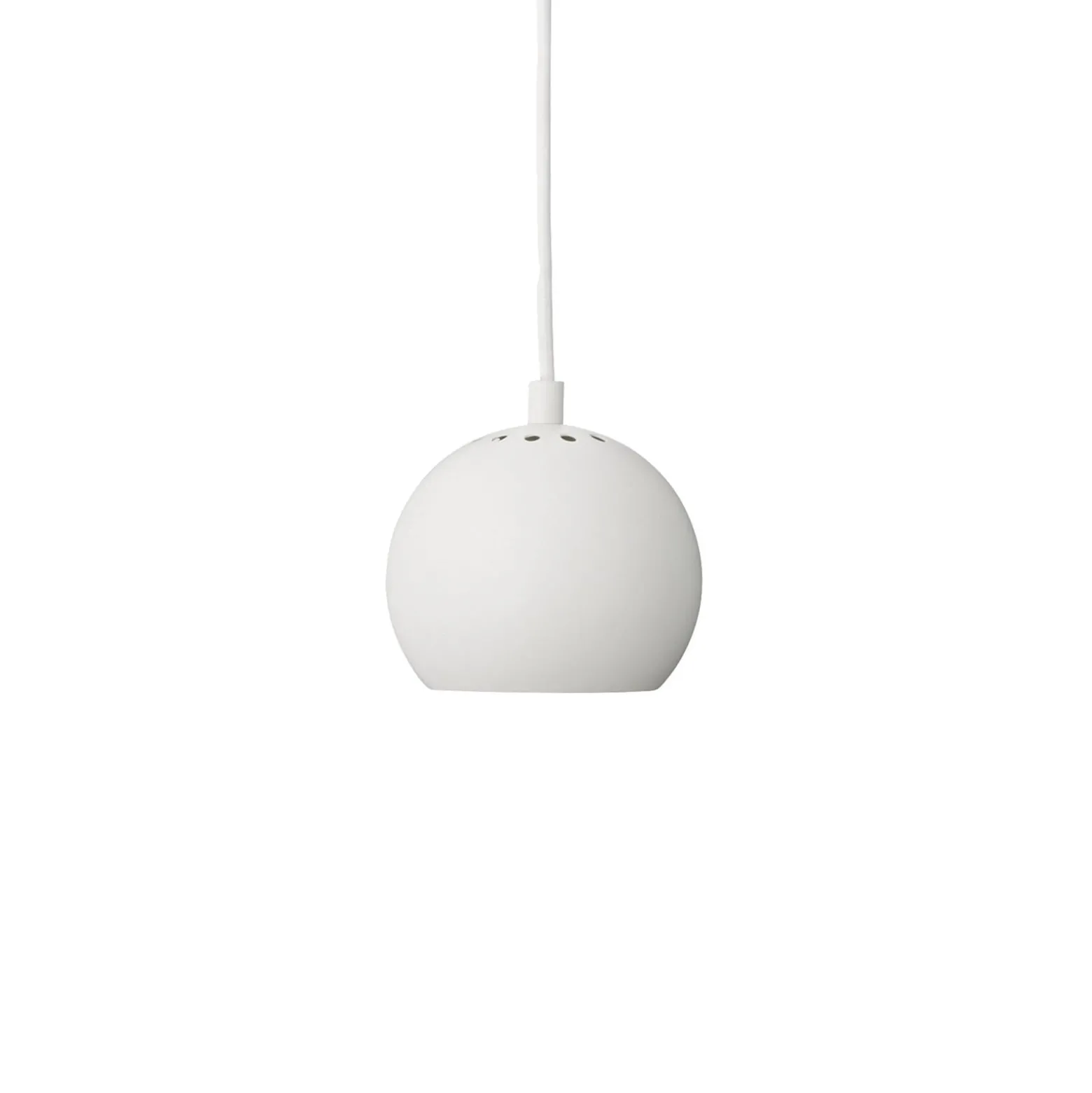 FRANDSEN Hängeleuchte Ball, weiß matt, Ø 12 cm