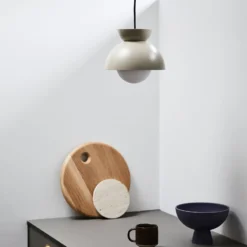 FRANDSEN Hängeleuchte Butterfly, grau, Ø 29 cm