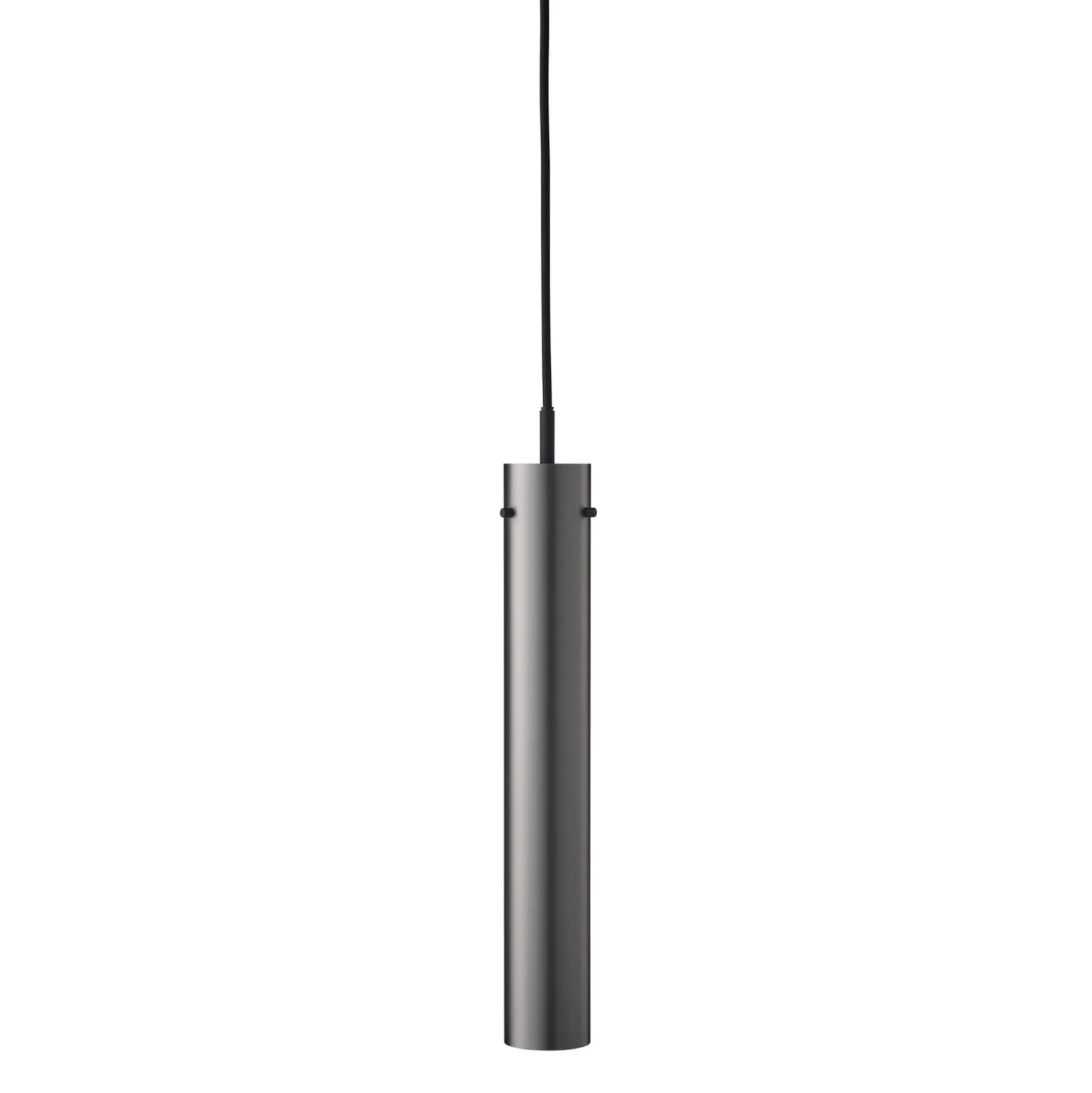 FRANDSEN Hängeleuchte FM2014, Stahl, poliert, Höhe 36 cm
