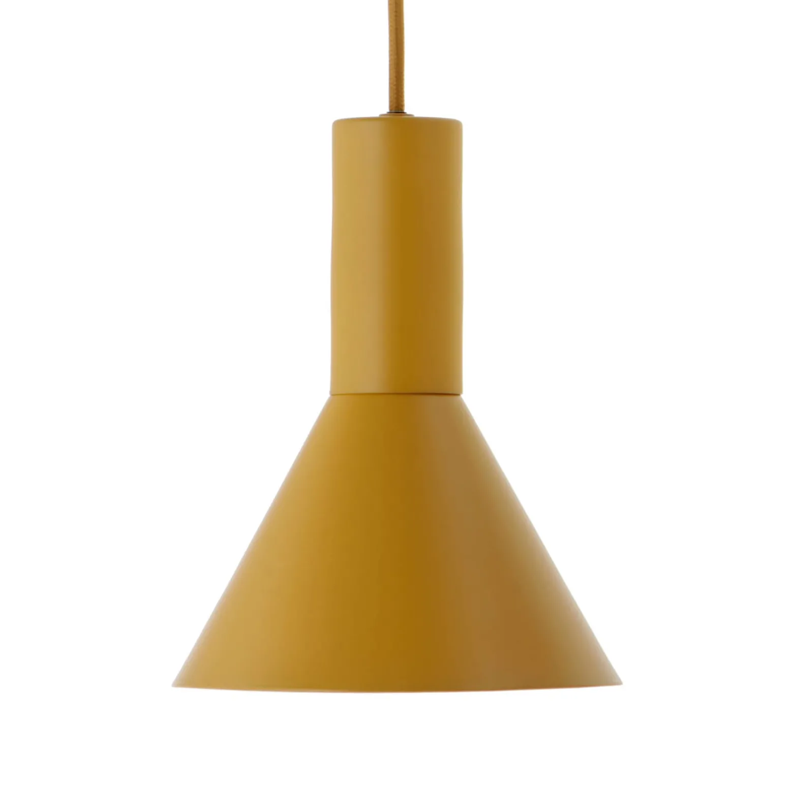 FRANDSEN Hängeleuchte Lyss, hellbraun, Metall, Ø 18 cm, E27