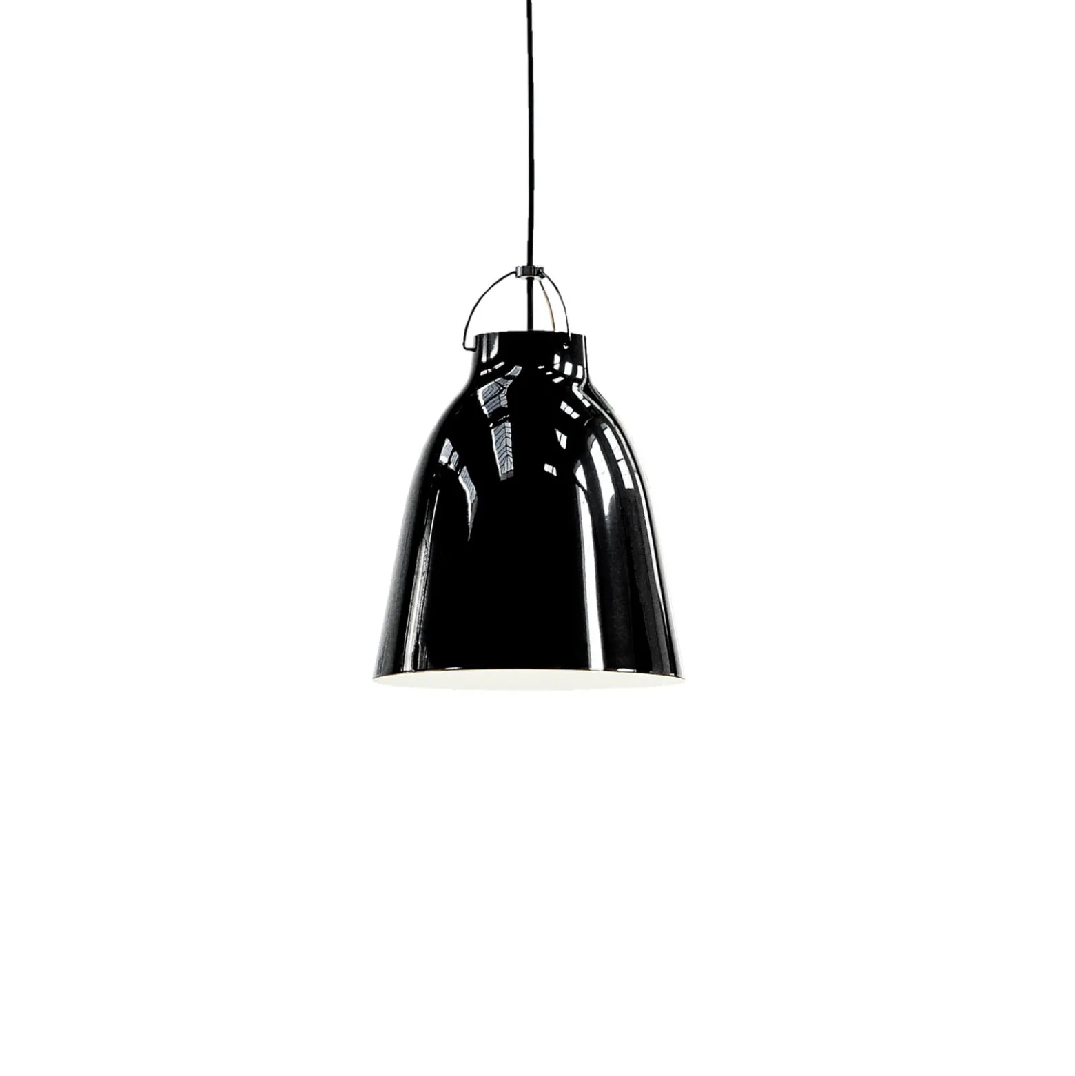 FRITZ HANSEN Caravaggio P2 Glanz schwarz/schwarz