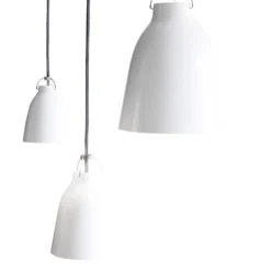 FRITZ HANSEN Caravaggio P1 Glanz weiß