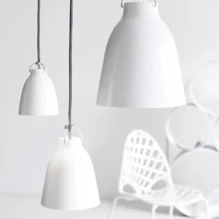 FRITZ HANSEN Caravaggio P1 Glanz weiß