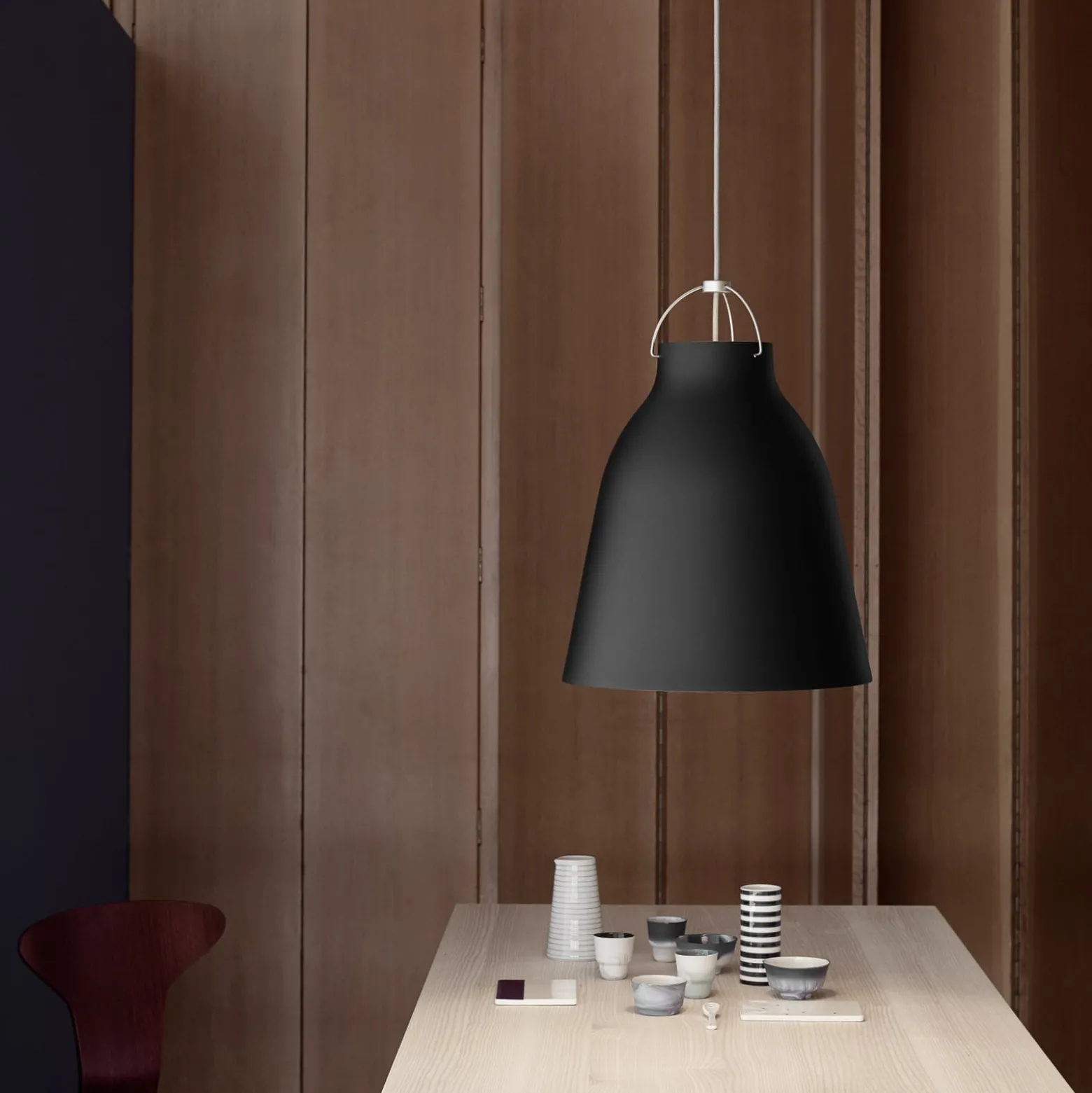 FRITZ HANSEN Caravaggio P3 matt schwarz