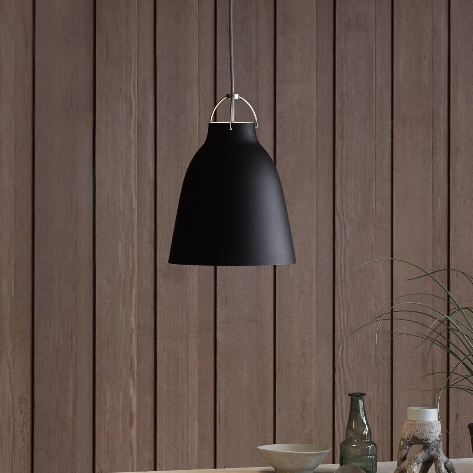 FRITZ HANSEN Caravaggio P2 matt schwarz
