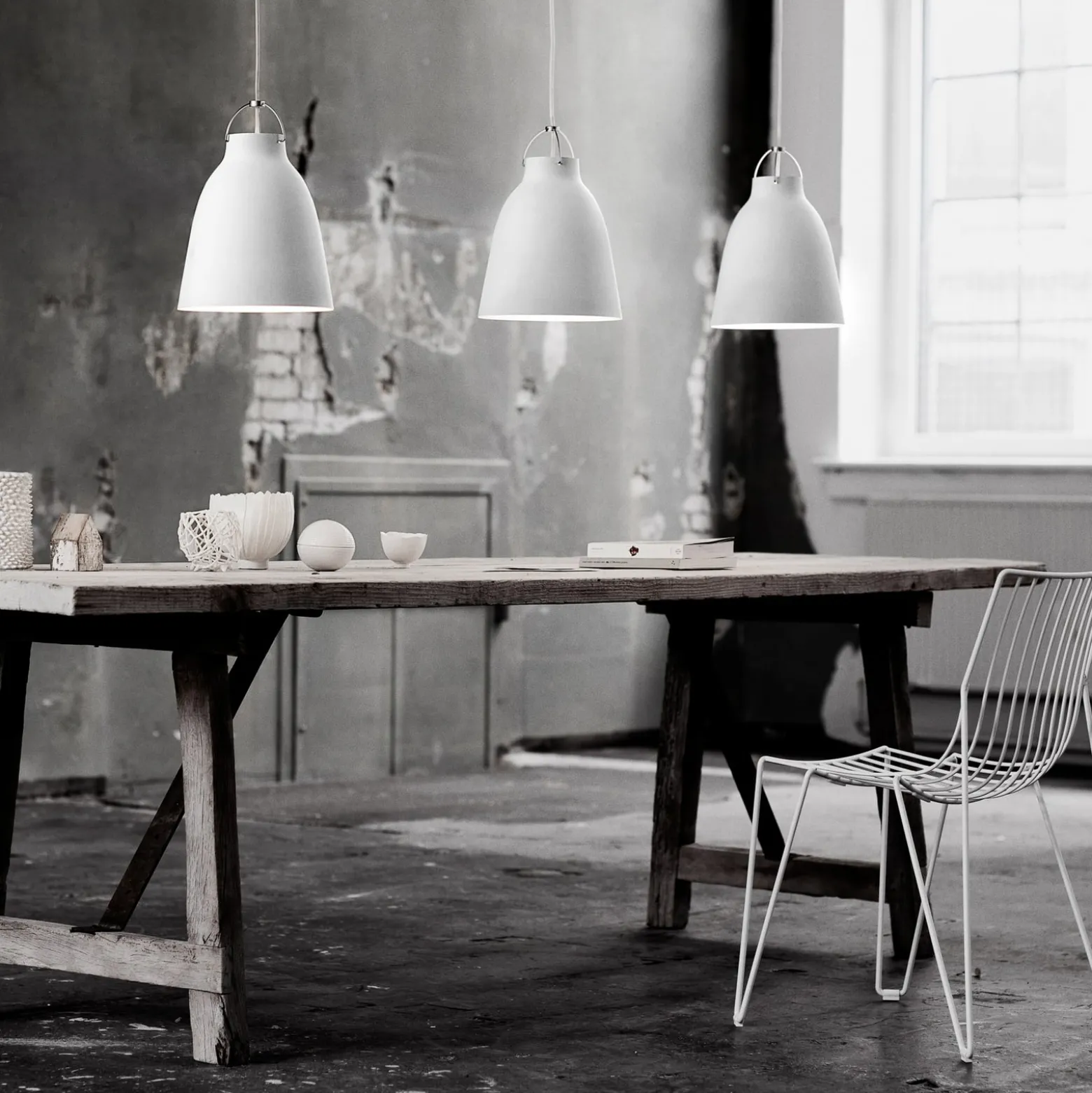 FRITZ HANSEN Caravaggio P2 matt weiß