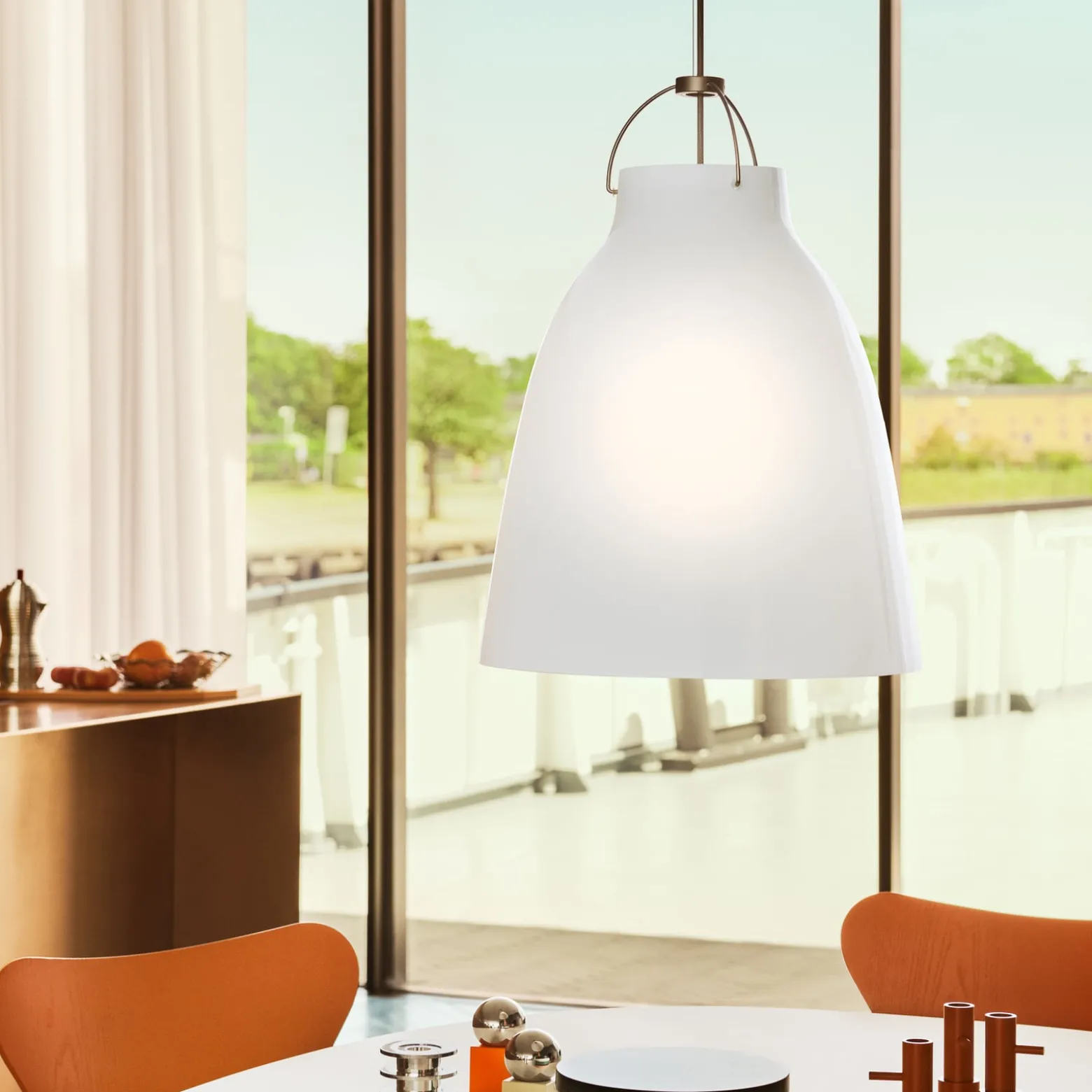 FRITZ HANSEN Caravaggio P3 Opalglas Ø 40 cm