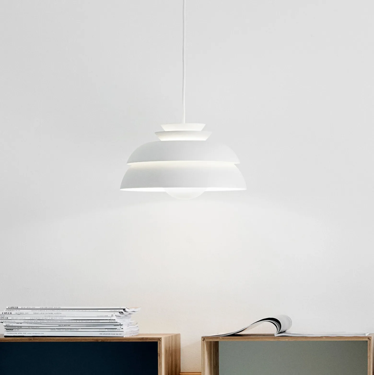 FRITZ HANSEN Concert P1 Hängelampe weiß Ø 32 cm