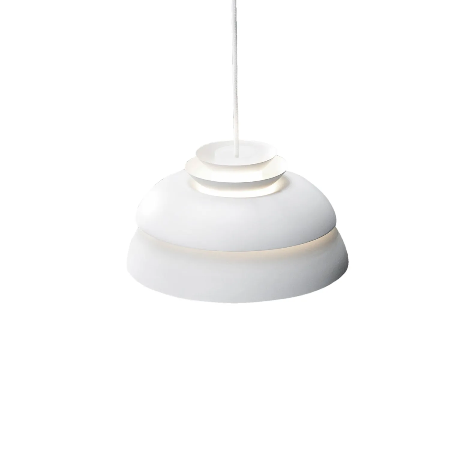 FRITZ HANSEN Concert P1 Hängelampe weiß Ø 32 cm