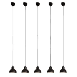 FRITZ HANSEN Kaiser Idell 6722-P Glanz schwarz