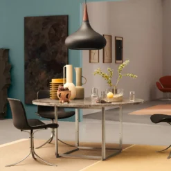 FRITZ HANSEN Orient P3 Pendel schwarz/rose Ø 50cm
