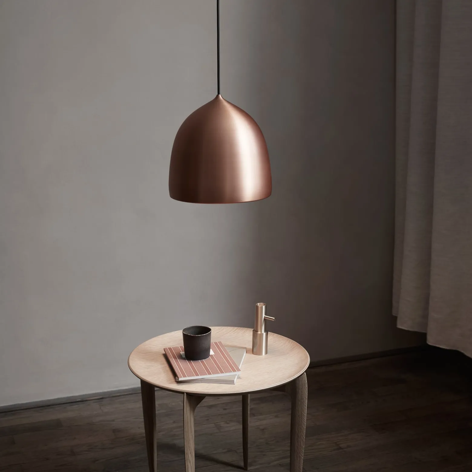 FRITZ HANSEN Suspence P1 Hänge kupfer Ø 24cm