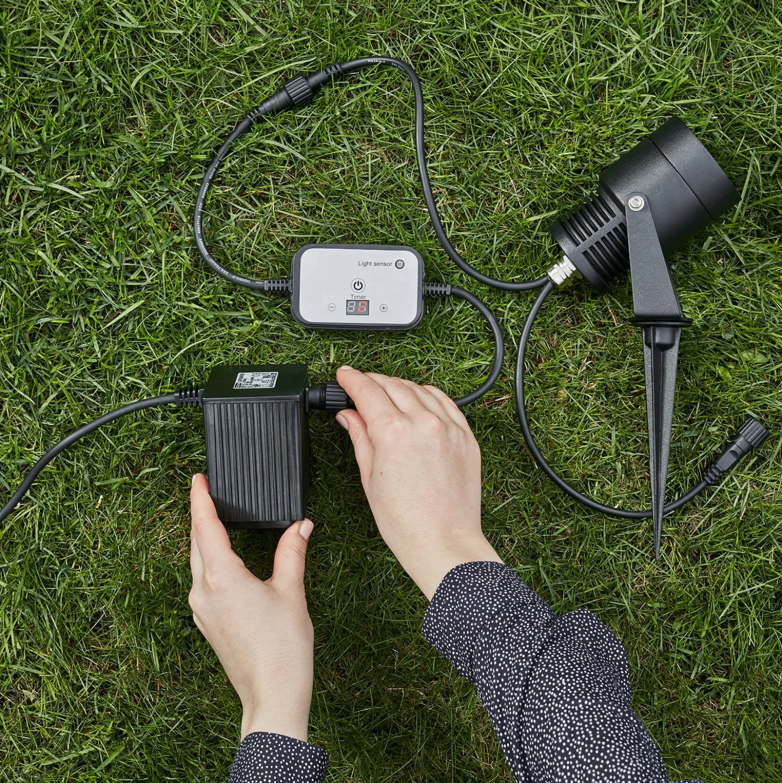Garden 24 LED-Spotlight, schwarz, 9 Watt