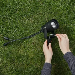 Garden 24 LED-Spotlight, schwarz, 9 Watt