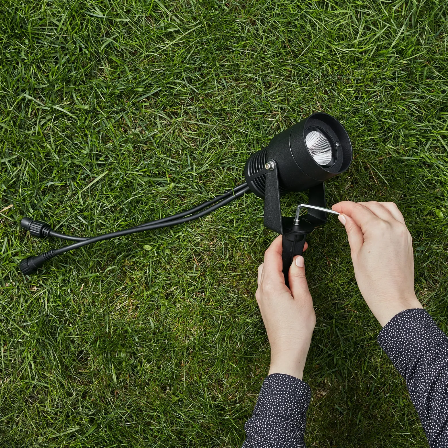 Garden 24 LED-Spotlight, schwarz, 9 Watt