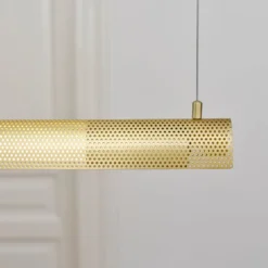 GEJST Hängelampe Radent messingfarben, Länge 138 cm, G13 LED