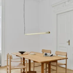 GEJST Hängelampe Radent messingfarben, Länge 138 cm, G13 LED