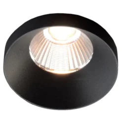 GF design Owi Einbaulampe IP54 schwarz 3.000 K