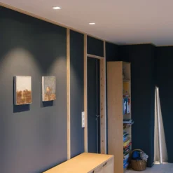 GF design Squary Einbaulampe IP54 weiß 3.000 K