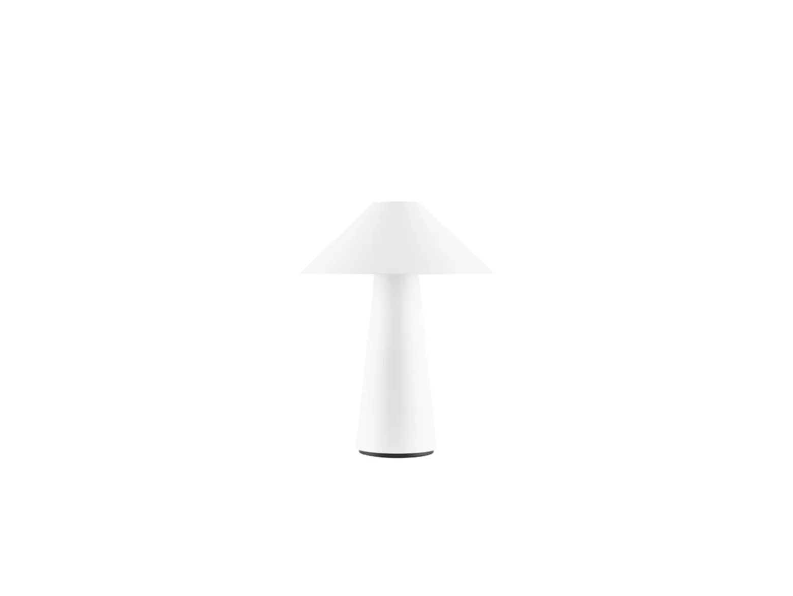 Globen Lighting Akku-Tischlampe Cannes, weiß, 26 cm IP44