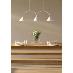 Globen Lighting Hängelampe CURVE 3, weiß, 3-flg., 95 cm
