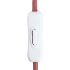 Globen Lighting Tischlampe Castello, pink/beige, Höhe 28 cm